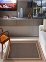 Ver imagem 1 de Tapete Sisal Eco Nature Moldura Bege Chumbo 2,50x3,00