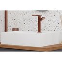 Ver imagem 5 de Bancada de Banheiro Balcão Milano 1 Porta e 1 Gaveta C/ Cuba 80cm Titanium/freijo - Mgm