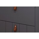 Ver imagem 6 de Bancada de Banheiro Balcão Milano 1 Porta e 1 Gaveta C/ Cuba 80cm Titanium/freijo - Mgm