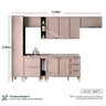 Cozinha Clássica Mdf Completa Modulável Malta Carraro Duna Cor:duna - 3