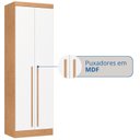 Ver imagem 7 de Guarda-roupa Modulado 2 Portas 3 Gavetas com Cabideiro Infinity