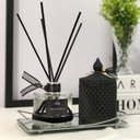 Ver imagem 5 de Vela Aromática Perfumada Bamboo Pote Vidro Luxo 180g Cera de Coco