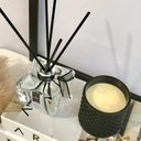 Ver imagem 7 de Vela Aromática Perfumada Bamboo Pote Vidro Luxo 180g Cera de Coco