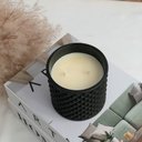 Ver imagem 2 de Vela Aromática Perfumada Bamboo Pote Vidro Luxo 180g Cera de Coco