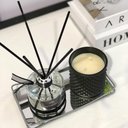 Ver imagem 4 de Vela Aromática Perfumada Bamboo Pote Vidro Luxo 180g Cera de Coco
