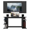 Mesa Gamer com Painel TV 65" Multimóveis Guilda FG3585 Preta - 5