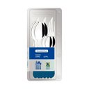 Ver mais imagens de Faqueiro Tramontina Leme Inox e Cabo Azul 12 Peças