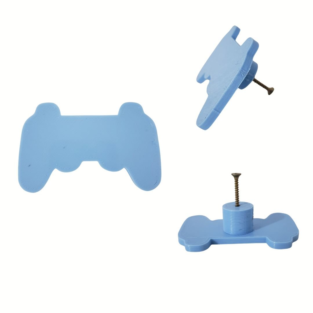 Puxador de Gaveta Controle Playstation (kit com 6 Unidades) - 1