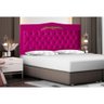 Cabeceira de Cama Box Madri Casal Queen 160cm Suede Rosa Pink - 2
