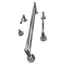 Ver imagem 2 de Kit Papeleira Cabide Toalheiro Duplo 60cm Toalheiro 30cm