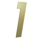 Ver imagem 1 de Número 130mm Garbo Font - Ouro Escovado 1