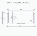 Ver mais imagens de Cuba de Cozinha Embutir 50 cm - Branco