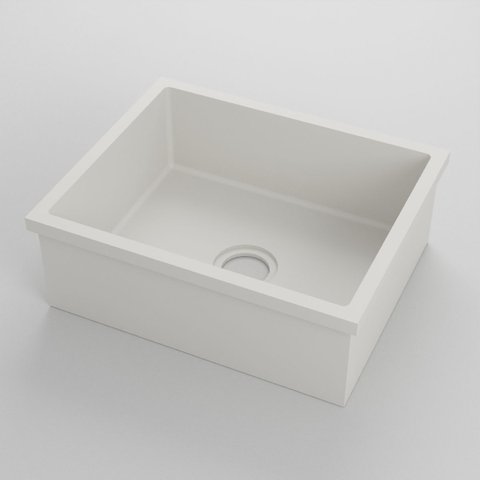 Cuba de Cozinha Embutir 50 Cm - Branco