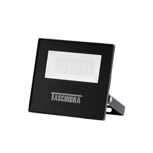 Refletor Tr Led Slim 50w 6500k Preto Taschibra.