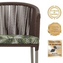 Ver imagem 3 de Mesa com 4 Cadeiras e Noronha Estofado 5 Trama Original Marrom