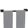 Suporte Pendurador Porta Toalha de Banho Banheiro Preto Zmt - 3