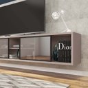 Ver imagem 5 de Rack Suspenso para TV até 75 Polegadas 220cm em BP Porta Reflecta Multiverso 