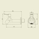 Ver imagem 4 de Torneira para Tanque Essence Meber Metais Cromado