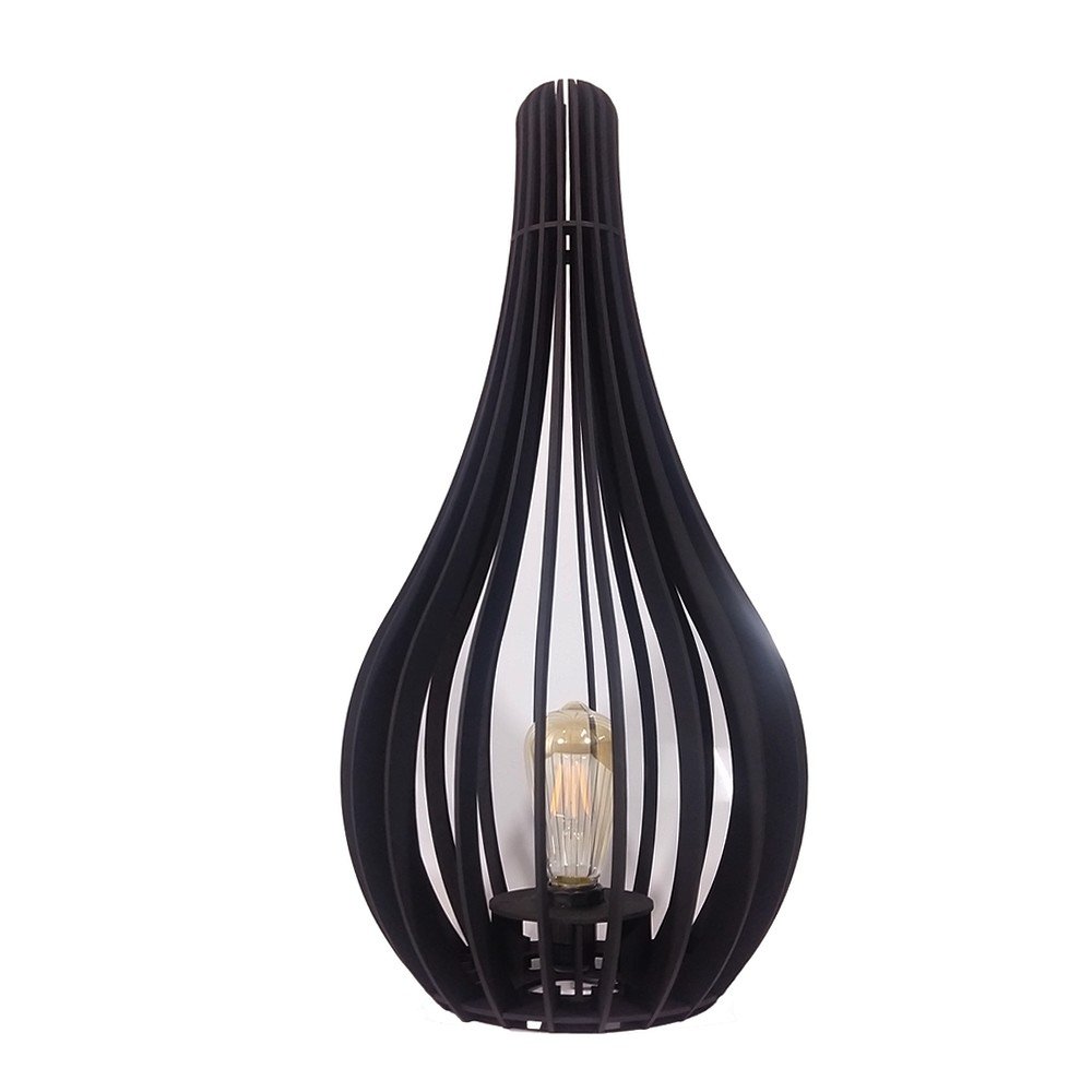 Luminária de Chão Capadócia mod. Gota Preto 60cm - 2