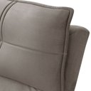 Ver imagem 7 de Sofá Retrátil Reclinável para Sala 3 Lugares 250cm Albane F04 Veludo Marrom Claro - Lyam Decor