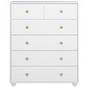 Ver imagem 5 de Cômoda para Quarto 6 Gavetas 90cm Varsóvia A04 Branco - Lyam Decor