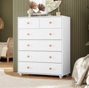 Ver imagem 4 de Cômoda para Quarto 6 Gavetas 90cm Varsóvia A04 Branco - Lyam Decor