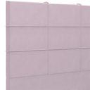 Ver imagem 6 de Cabeceira Cama Box Casal King 195 cm Roma W01 Suede Rosê - Lyam Lyam Decor