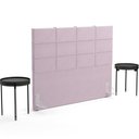 Ver imagem 7 de Cabeceira Cama Box Casal King 195 cm Roma W01 Suede Rosê - Lyam Lyam Decor
