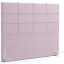 Ver imagem 1 de Cabeceira Cama Box Casal King 195 cm Roma W01 Suede Rosê - Lyam Lyam Decor