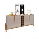 Ver imagem 2 de Aparador Buffet Lizz 4 Portas e Adega 1,90 Off-white/cedro