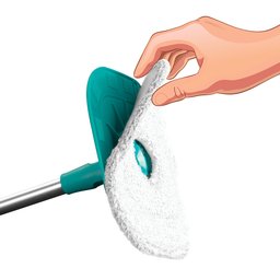 Mop Girátorio Cubo Microfibra Cabo Extensível Flashlimp - 10