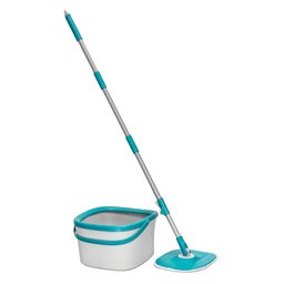 Mop Girátorio Cubo Microfibra Cabo Extensível Flashlimp - 2