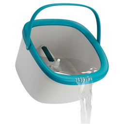 Mop Girátorio Cubo Microfibra Cabo Extensível Flashlimp - 7