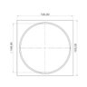 Ralo Click Quadrado 15 Cm Rose Fosco - 5