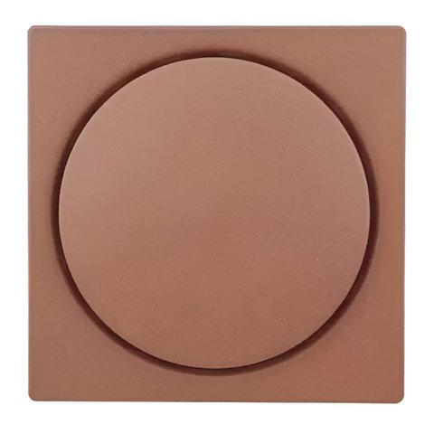 Ralo Click Quadrado 15 Cm Rose Fosco