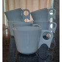 Ver imagem 6 de Kit Jogo 6 Xicaras Café/chá 200ml Cabo Prático C/ Pires - Porcelana Branca