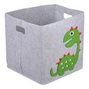 Ver imagem 2 de Cesto Organizador Dobrável Quarto Infantil Animais Brinquedo - Dinossauro