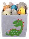Ver imagem 1 de Cesto Organizador Dobrável Quarto Infantil Animais Brinquedo - Dinossauro