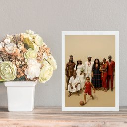 Quadro Decorativo Entidades da Umbanda 45x34cm:moldura Branca - 1