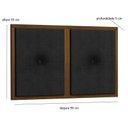Ver imagem 3 de Painel Cabeceira Box Solteiro 0,90 Madeira Suede Preto - Comprar Moveis em Casa