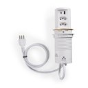 Ver imagem 4 de Torre Multiplug 2 Tomadas + 2usb a + C + Indução Branco Ouro