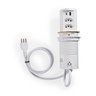 Torre Multiplug 2 Tomadas + 2usb a + C + Indução Branco Ouro - 4