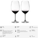Ver imagem 7 de Kit 2 Taças Riedel Sommeliers Bordeaux Grand Cru Vinho