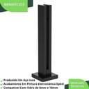 Ver imagem 7 de Torre Guarda Corpo Pinça 1 Furo para Vidro 30cm Preto Fs