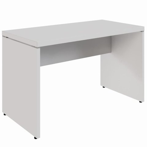 Mesa Retangular Pé Painel 120x60cm Linha Start Cinza para Es