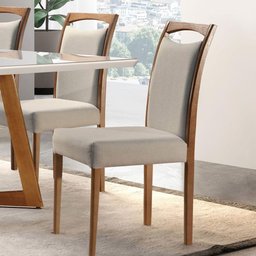 Conjunto 2 Cadeiras Munique Madeira Imbuia - 1 Conjunto 2 Cadeiras Munique Madeira Imbuia - 1