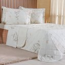 Ver imagem 1 de Kit Colcha King 200 Fios Estampada New 100% Algodão 260x280cm Organique