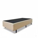 Ver imagem 1 de Base Box Solteiro 88x188 - Corino Bege