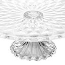 Ver imagem 4 de Boleira de Vidro Centro de Mesa com Tampa Diamond 31cm - Lyor