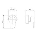 Ver imagem 2 de Acabamento para Registro Docolbase 1/2", 3/4" e 1" Docol Kaila Cromado